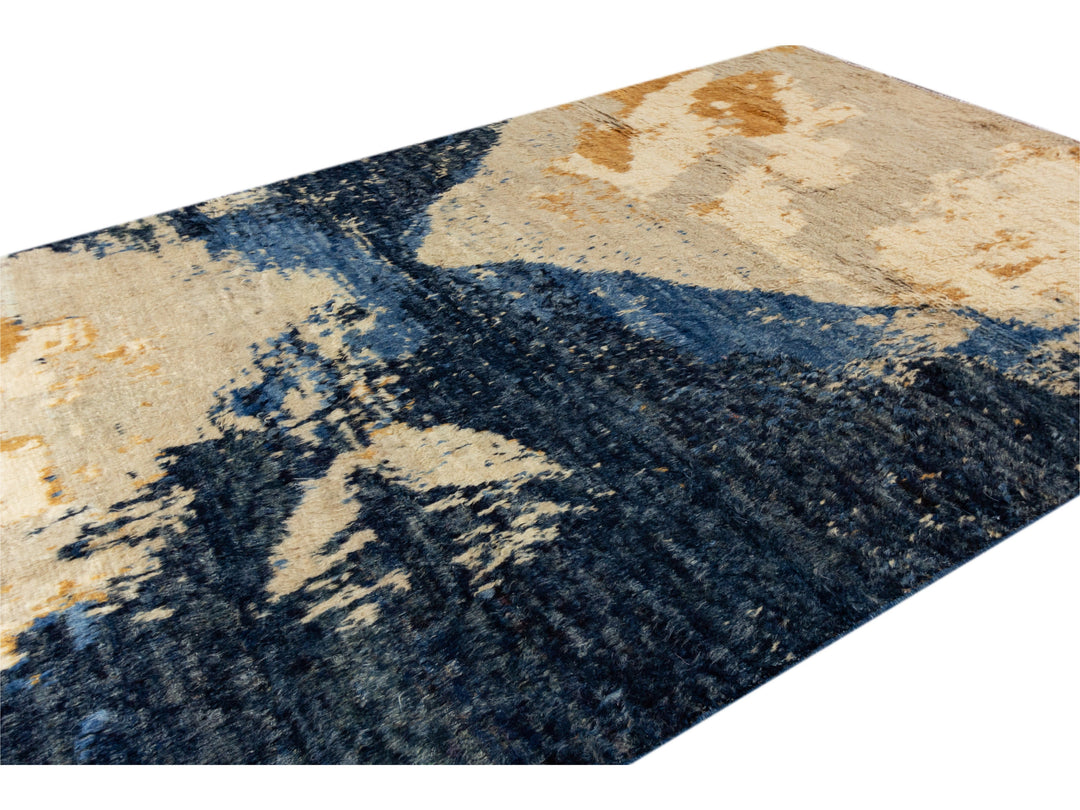 Modern Moroccan Style Wool Rug,7 X 10