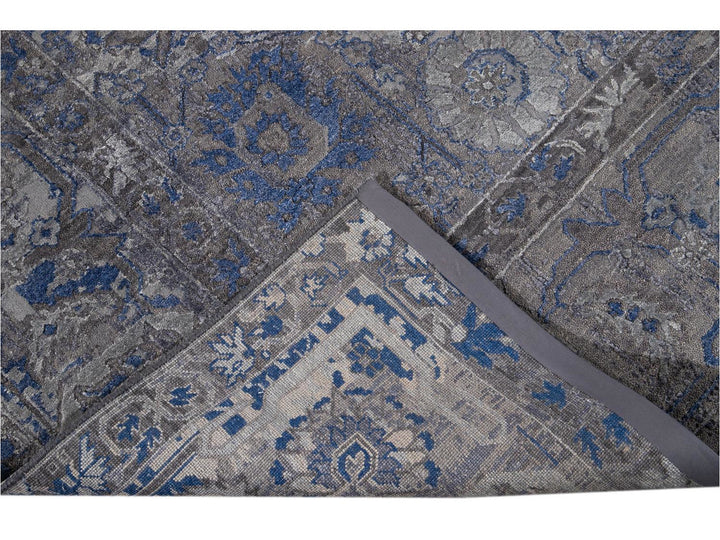 New Modern Contemporary Abstract Wool Rug 10 X 14