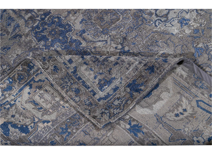 New Modern Contemporary Abstract Wool Rug 10 X 14