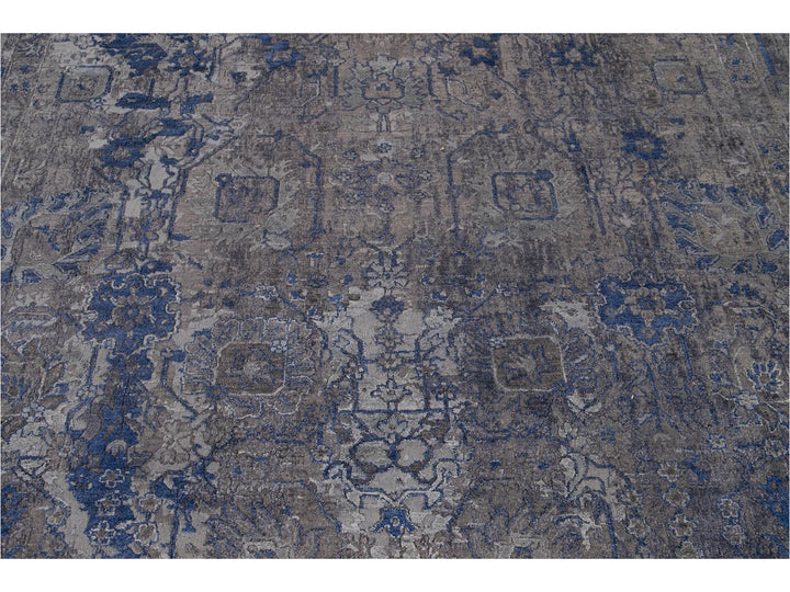 New Modern Contemporary Abstract Wool Rug 10 X 14