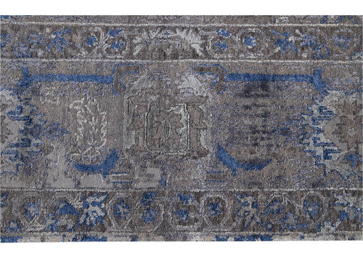 New Modern Contemporary Abstract Wool Rug 10 X 14