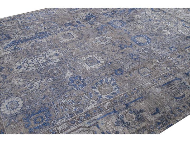 New Modern Contemporary Abstract Wool Rug 10 X 14