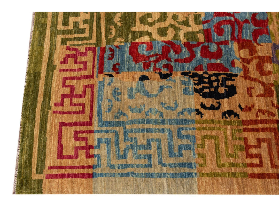 21st Century Modern Transitional Wool Rug