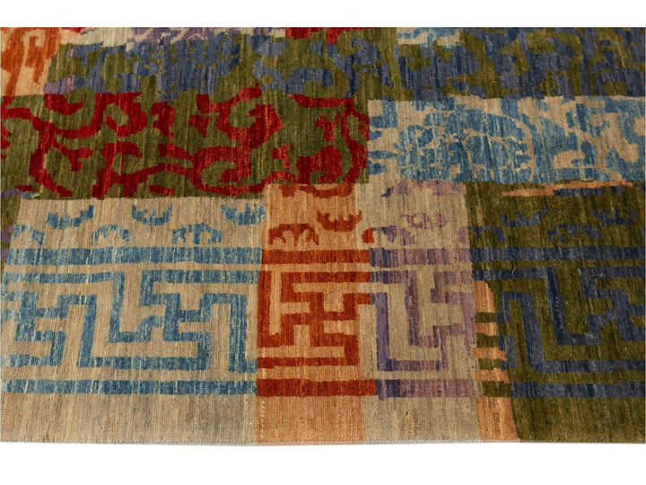 21st Century Modern Transitional Wool Rug