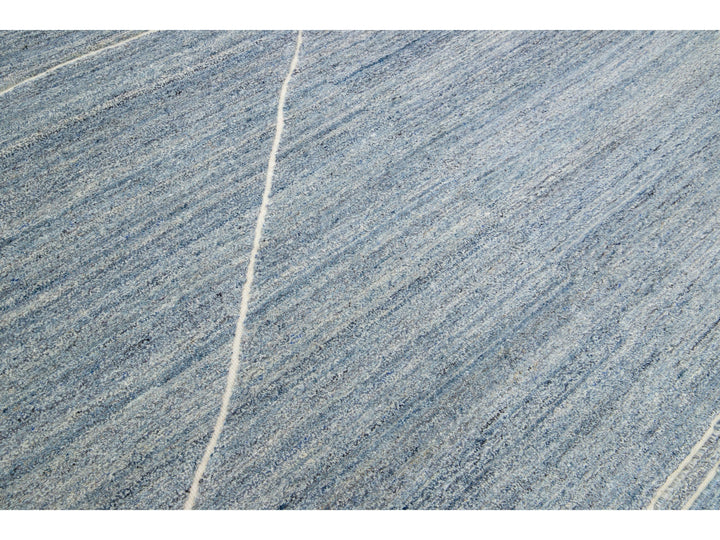 Modern Moroccan Wool Rug 9 X 12