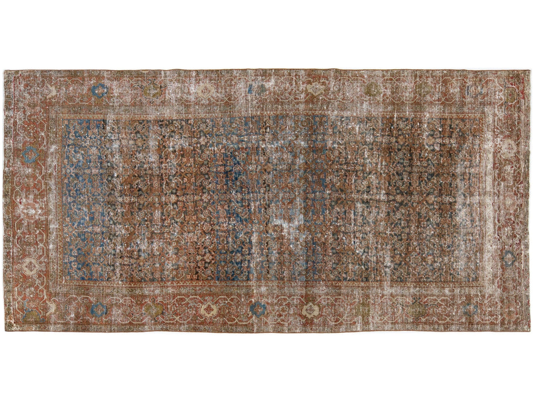Antique Mahal Wool Rug 5 X 10