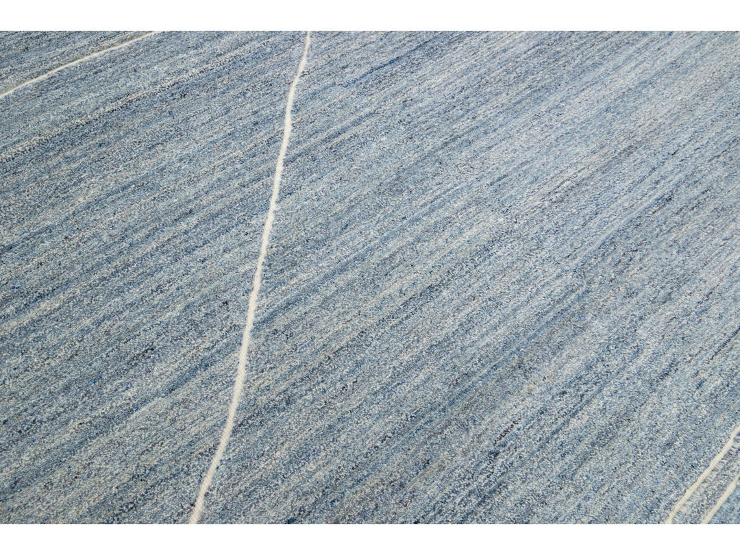 Modern Moroccan Wool Rug 9 X 12