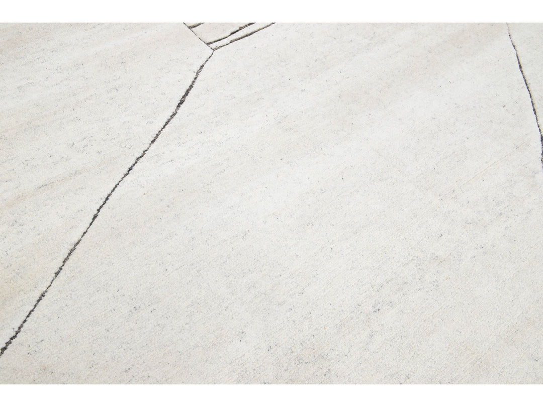 Modern Moroccan Wool Rug 9 X 12