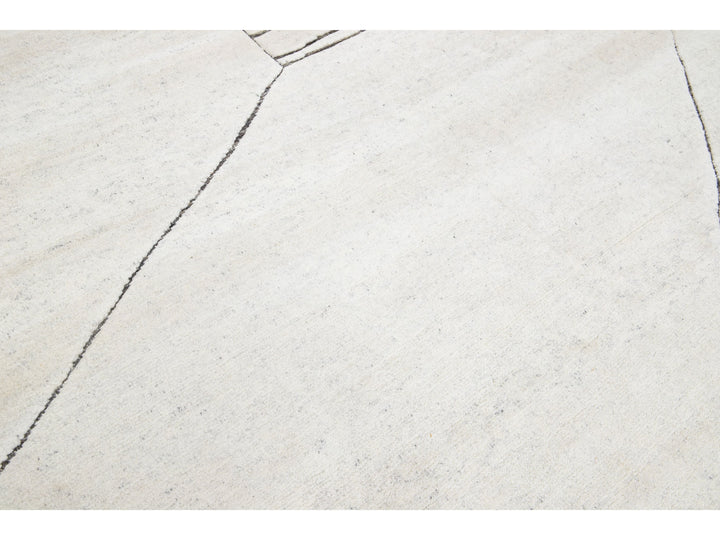 Modern Moroccan Wool Rug 9 X 12