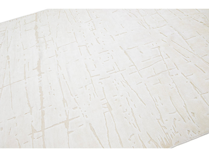 Modern Moroccan Wool Rug 8 X 10