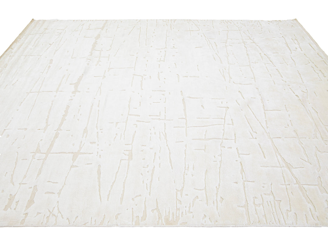 Modern Moroccan Wool Rug 8 X 10