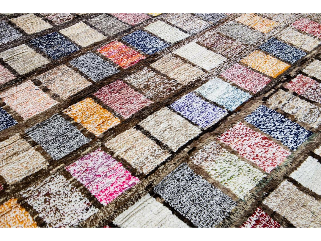 Modern Turkish Tulu Wool Rug 10 X 15