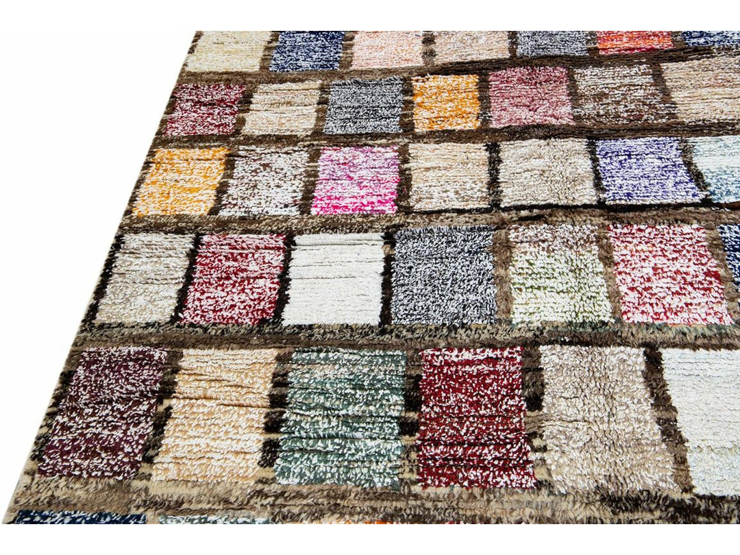 Modern Turkish Tulu Wool Rug 10 X 15