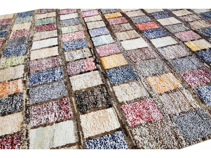 Modern Turkish Tulu Wool Rug 10 X 15