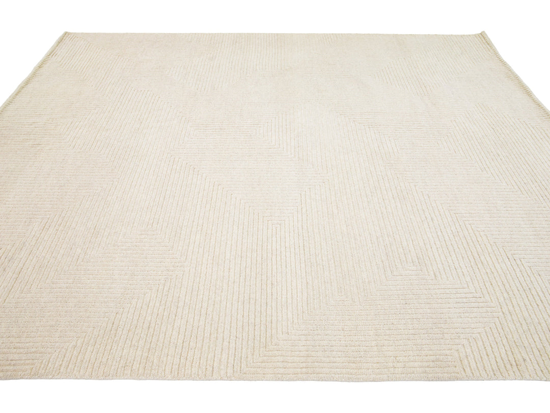 Modern Moroccan Wool Rug 8 X 10