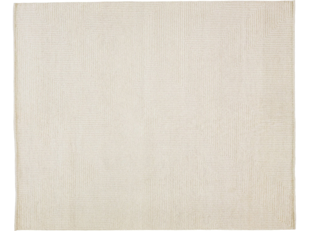 Modern Moroccan Wool Rug 8 X 10