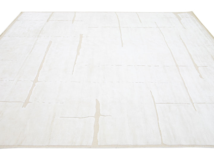 Modern Moroccan Wool Rug 8 X 10
