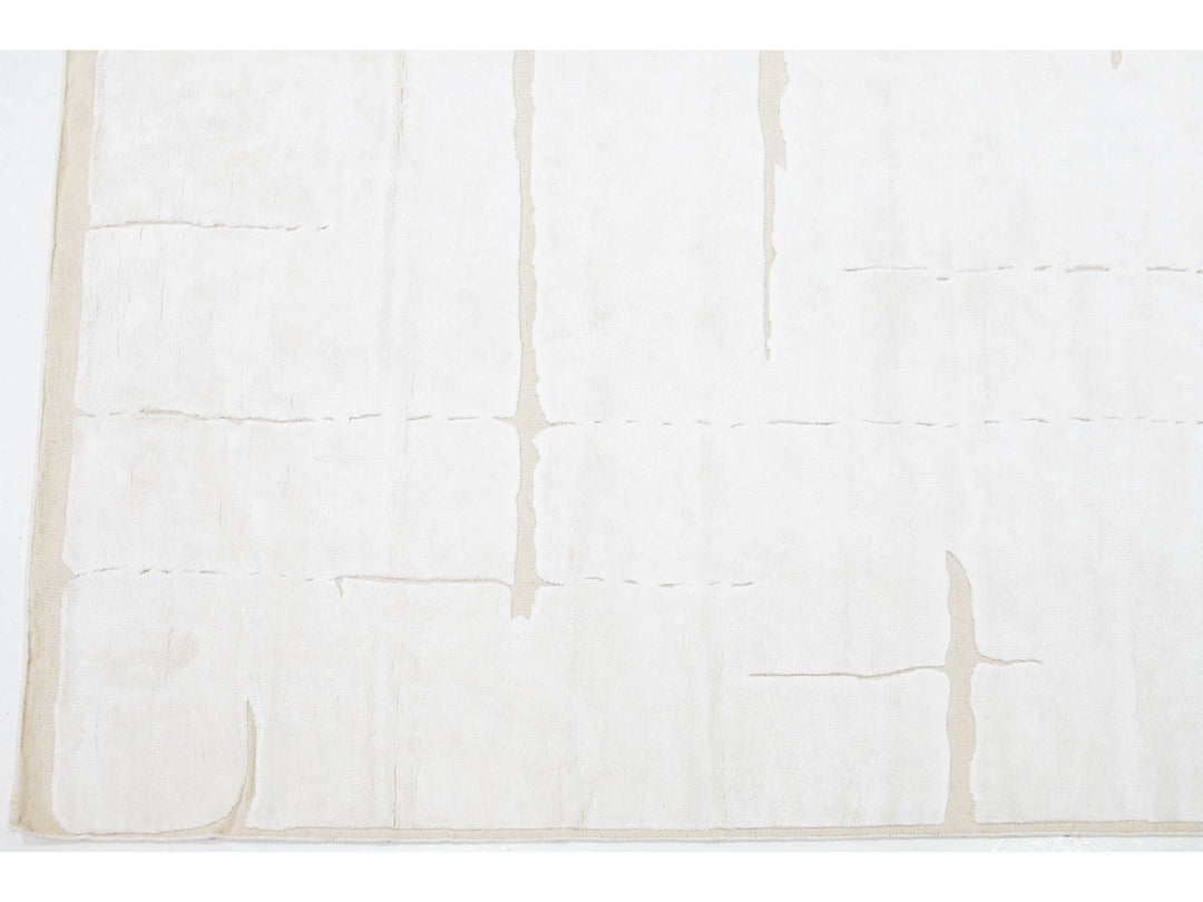 Modern Moroccan Wool Rug 8 X 10