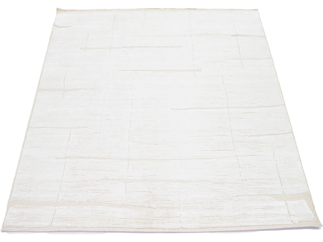 Modern Moroccan Wool Rug 8 X 10