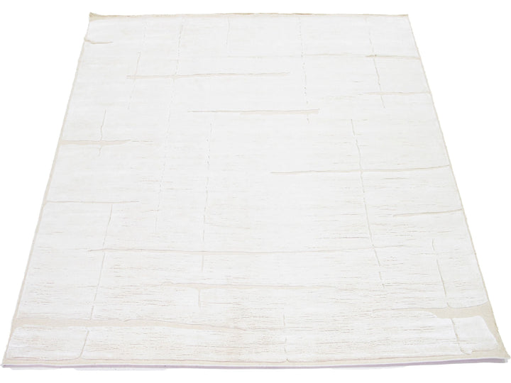 Modern Moroccan Wool Rug 8 X 10