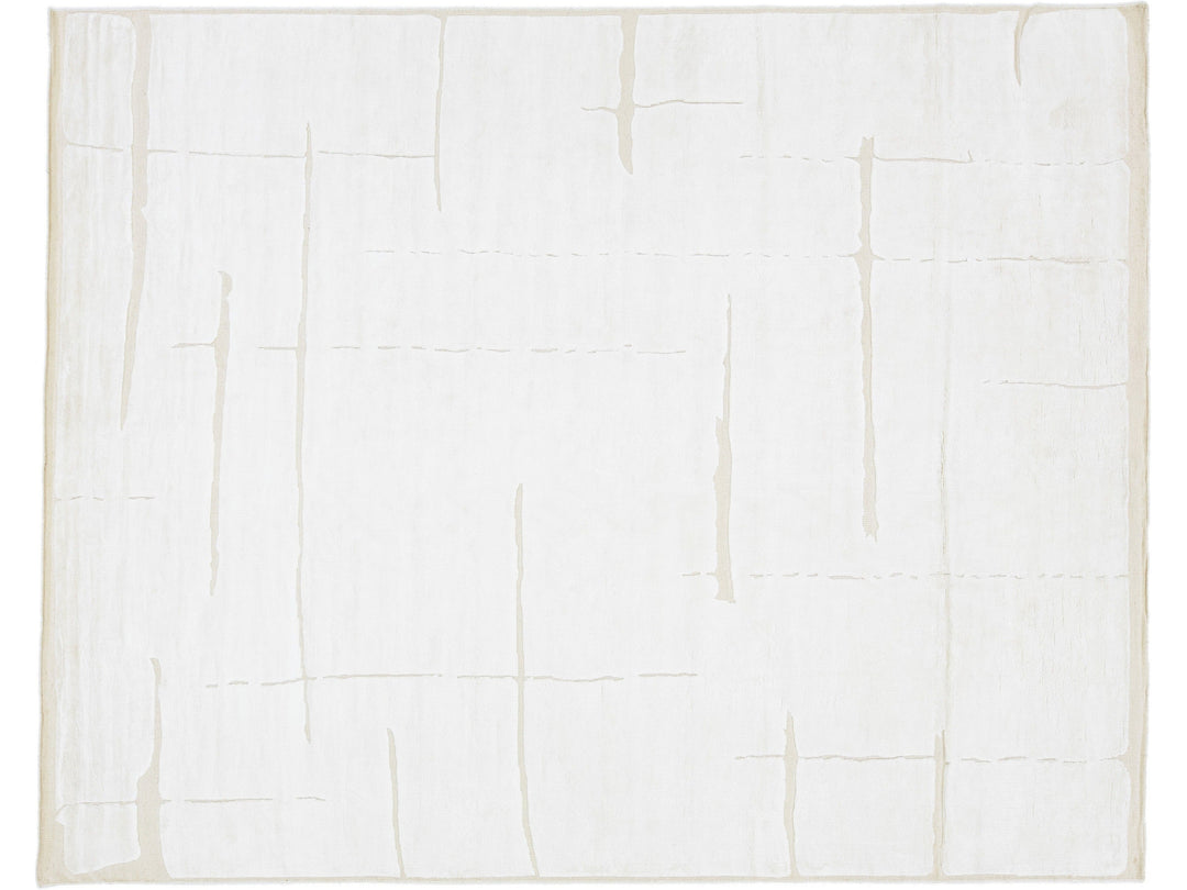 Modern Moroccan Wool Rug 8 X 10