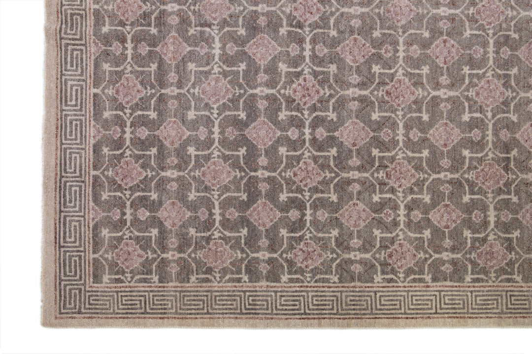 Modern Khotan Wool Rug 12 X 15