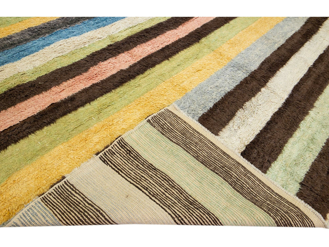 Modern Turkish Tulu Wool Rug 13 X 16