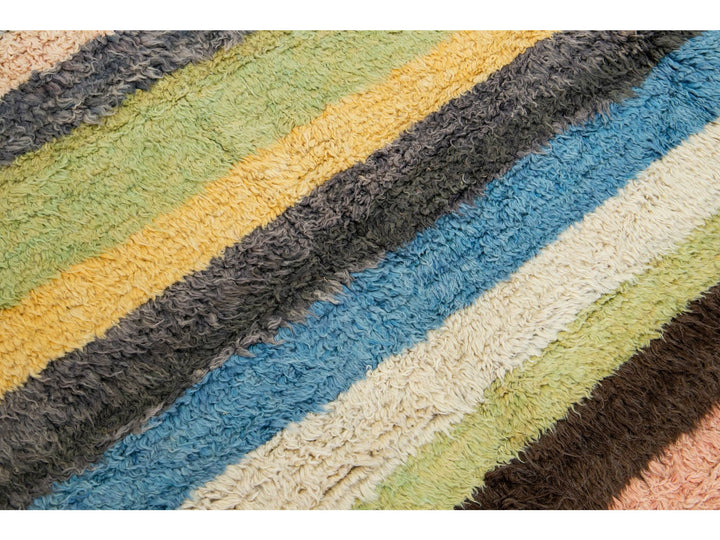 Modern Turkish Tulu Wool Rug 13 X 16
