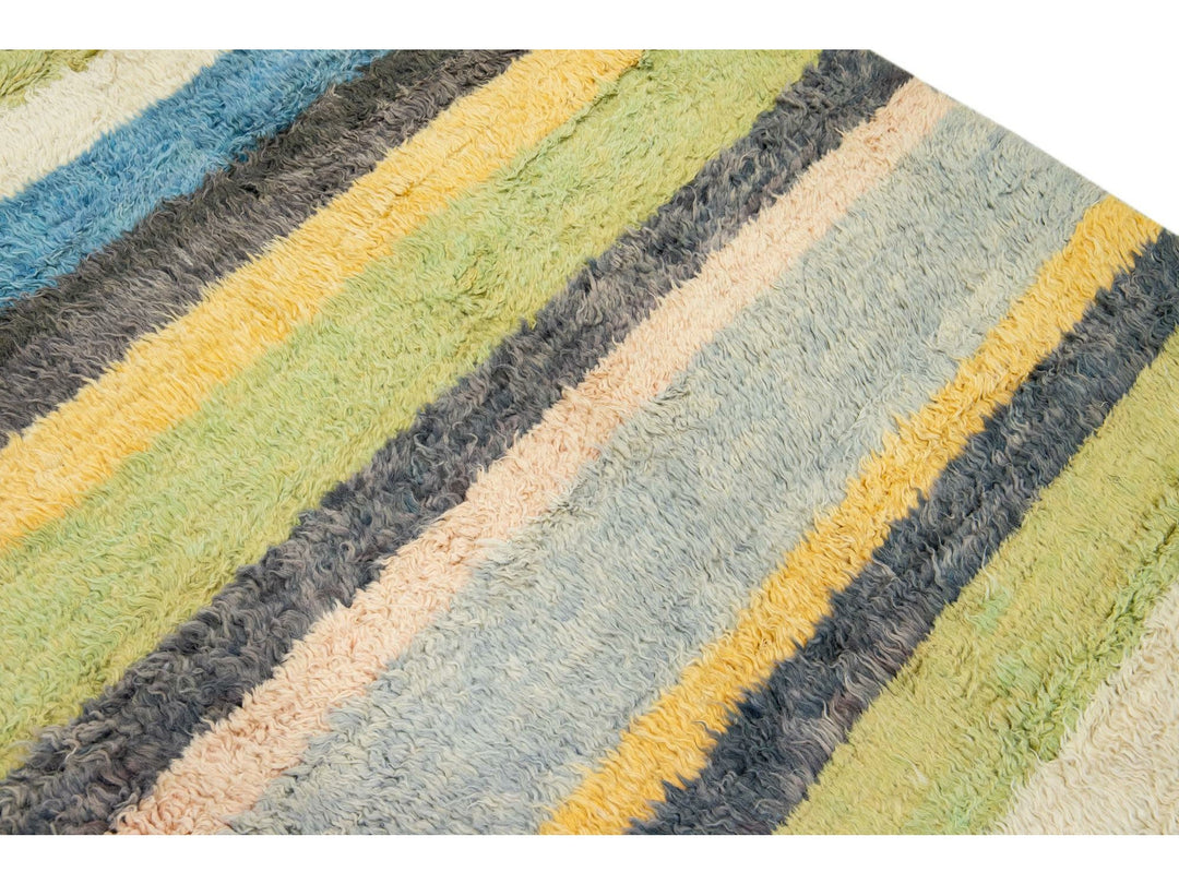 Modern Turkish Tulu Wool Rug 13 X 16