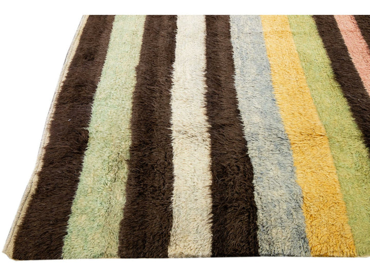 Modern Turkish Tulu Wool Rug 13 X 16