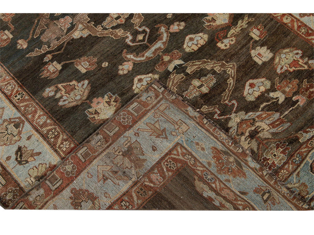 Antique Bidjar Wool Runner 5 X 10