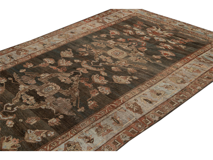 Antique Bidjar Wool Runner 5 X 10