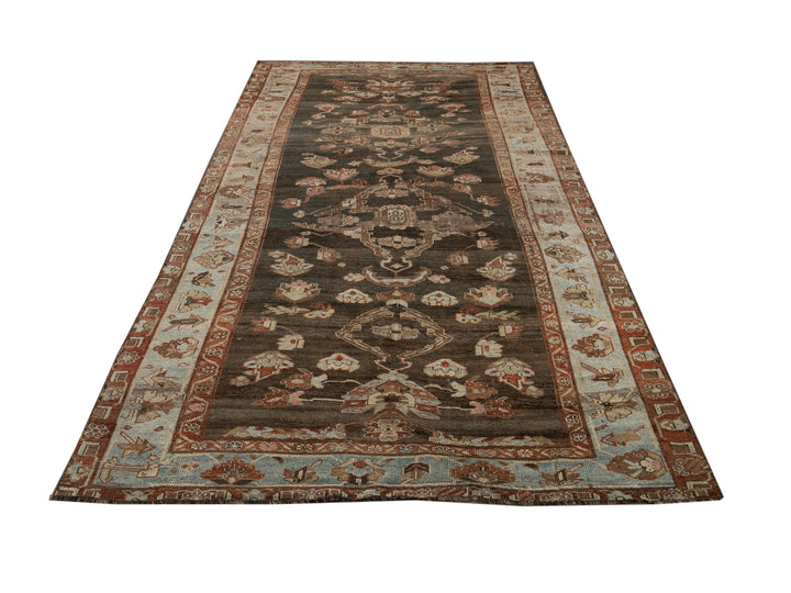 Antique Bidjar Wool Runner 5 X 10
