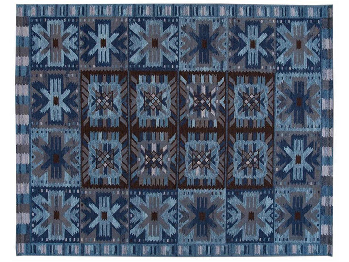 Modern Swedish Wool Rug 9 X 12