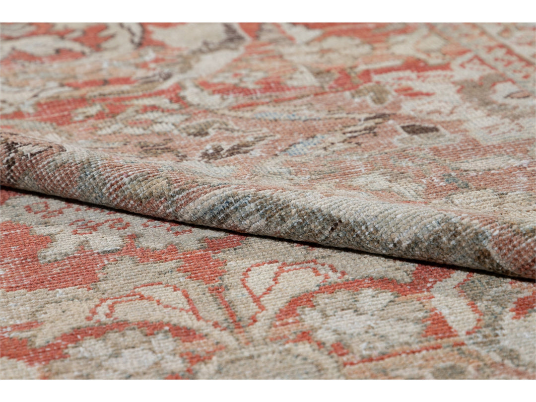 Antique Shabby Chic Mahal Wool Rug 10 X 14
