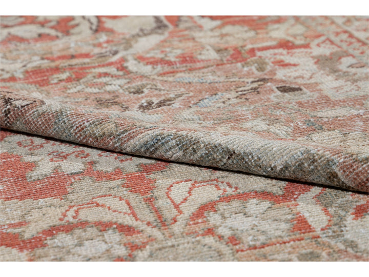 Antique Shabby Chic Mahal Wool Rug 10 X 14