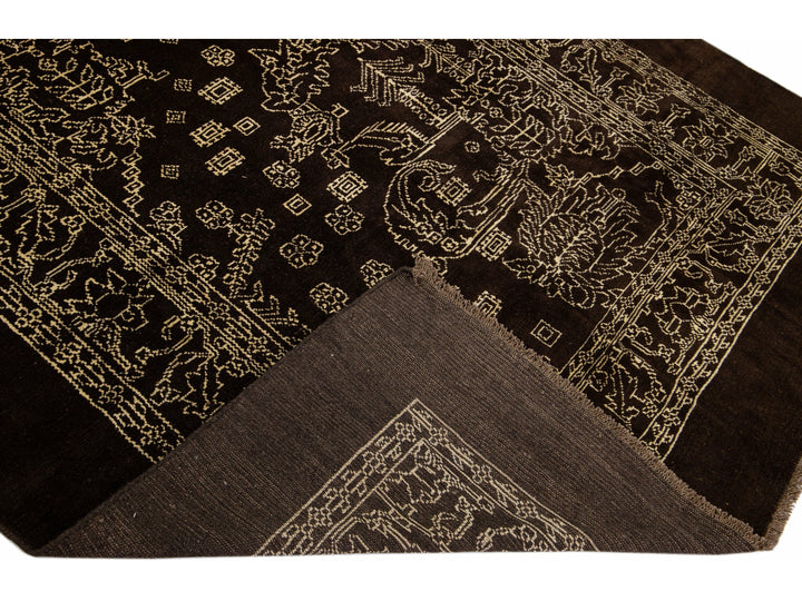 Modern Transitional Revival Wool Rug 7 X 10