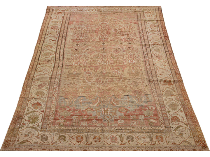 Antique Malayer Wool Rug 7 X 13