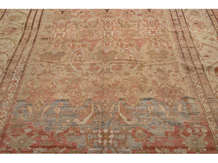 Antique Malayer Wool Rug 7 X 13