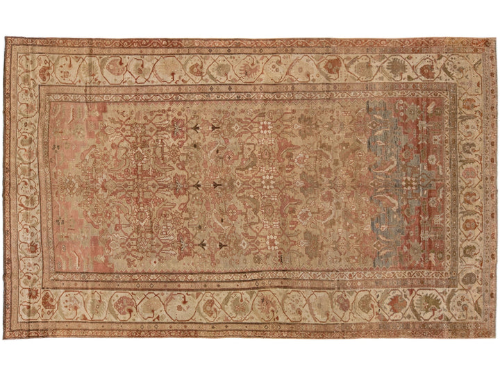 Antique Malayer Wool Rug 7 X 13