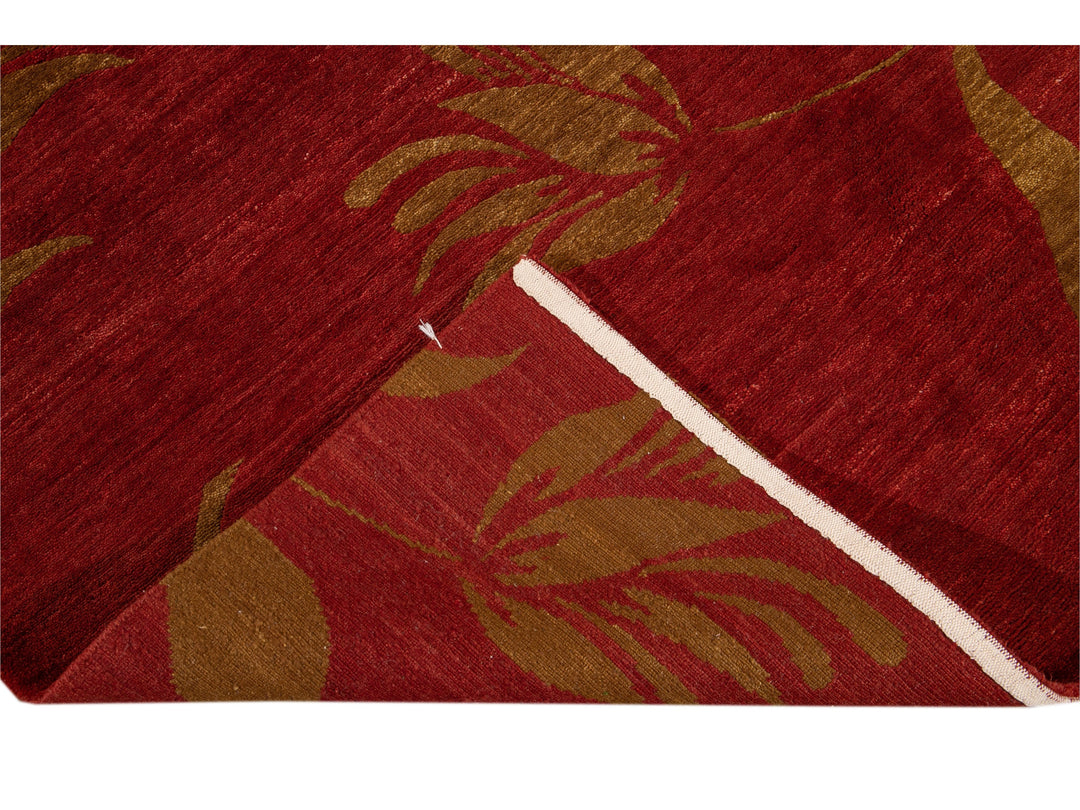 Modern Tibetan Wool Rug 9 X 12