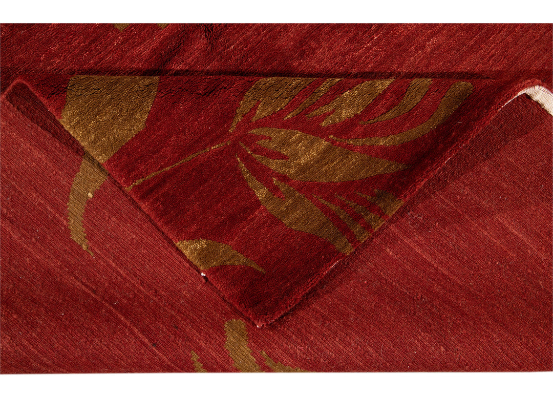 Modern Tibetan Wool Rug 9 X 12