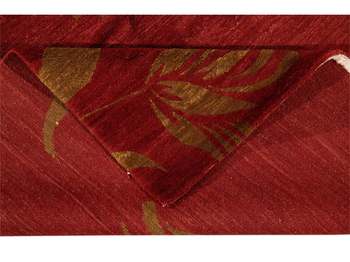 Modern Tibetan Wool Rug 9 X 12