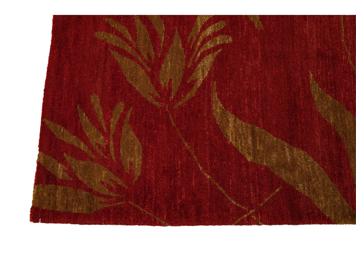 Modern Tibetan Wool Rug 9 X 12