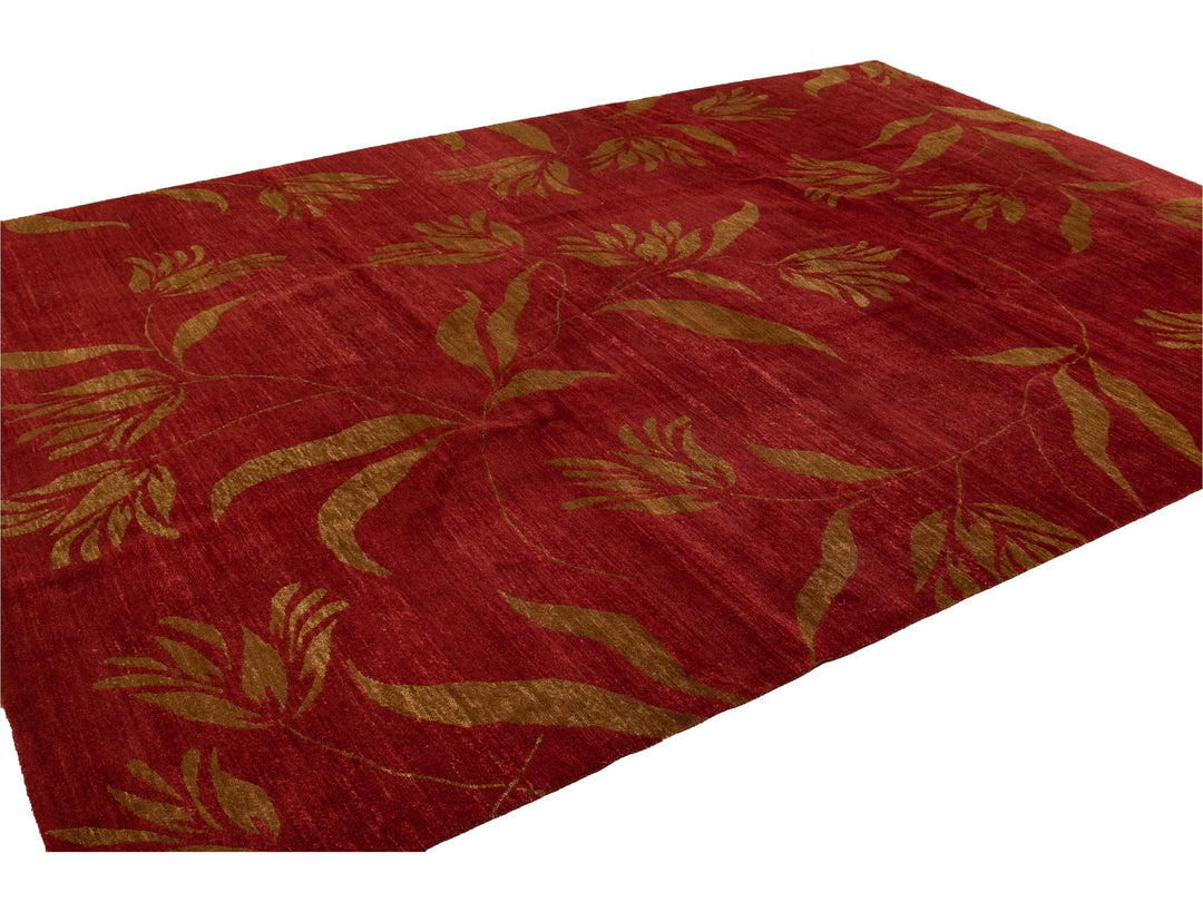 Modern Tibetan Wool Rug 9 X 12