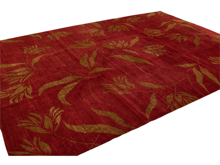 Modern Tibetan Wool Rug 9 X 12