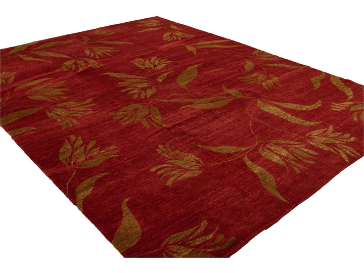 Modern Tibetan Wool Rug 9 X 12