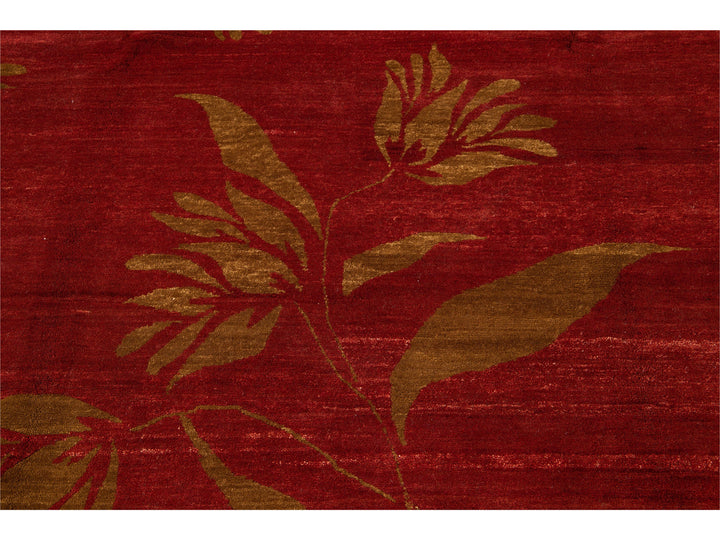 Modern Tibetan Wool Rug 9 X 12