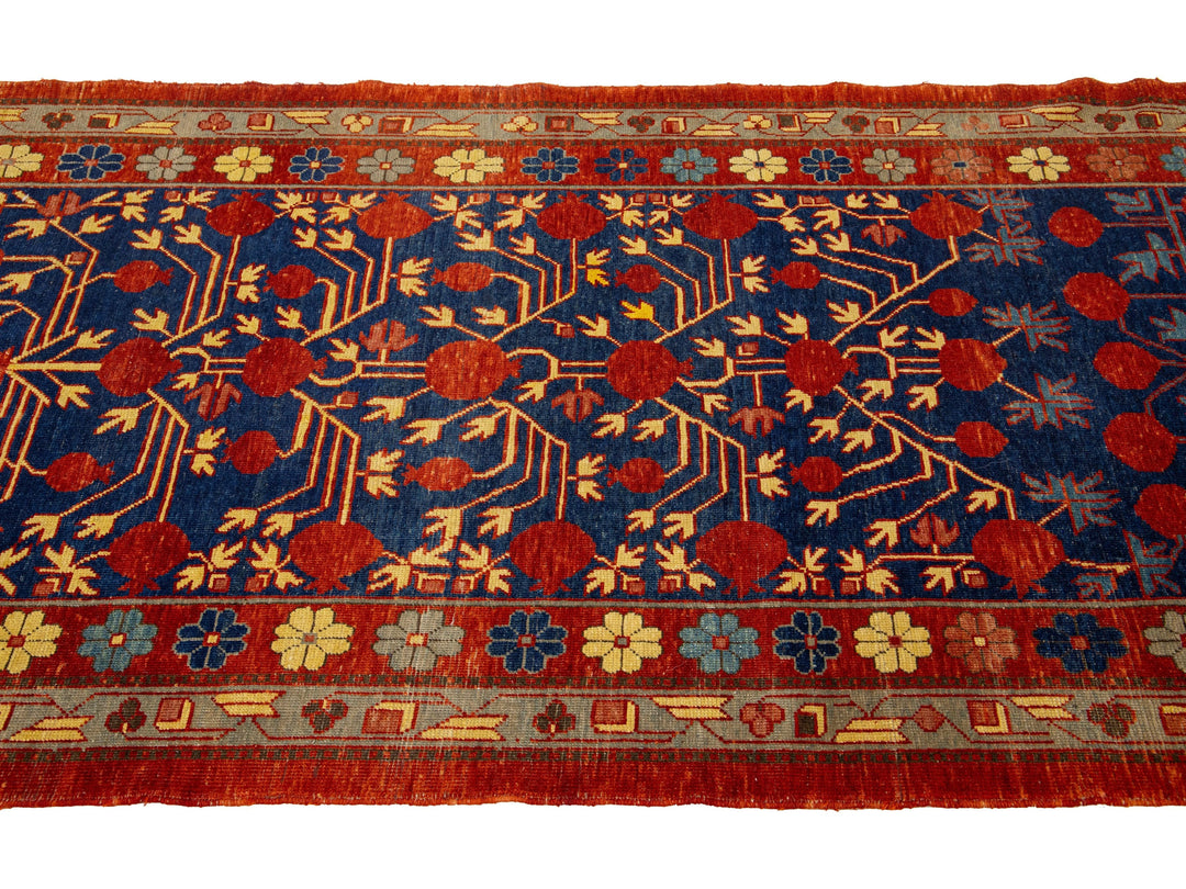 Modern Khotan Wool Rug 4 X 8