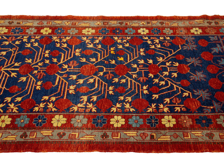 Modern Khotan Wool Rug 4 X 8